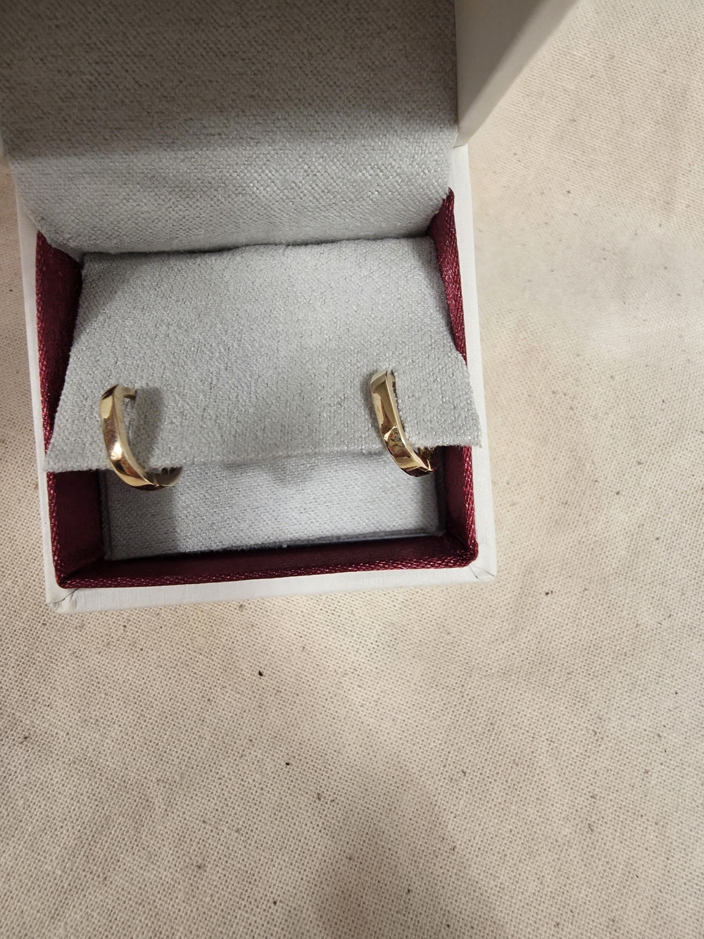 Classic Gold-Tone Huggie Hoop Earrings - Gold